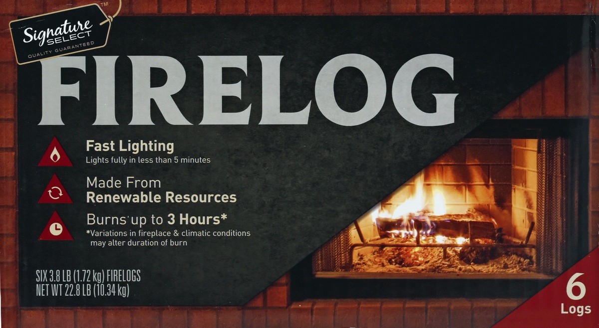 slide 2 of 4, Signature Select Firelog 6 ea, 6 ct