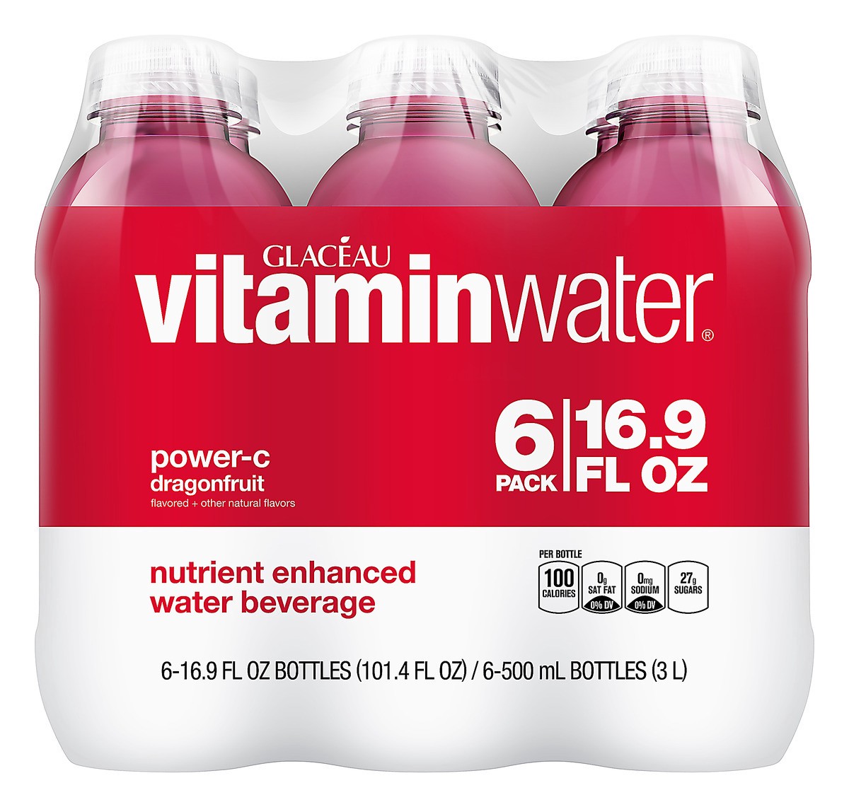 slide 1 of 5, vitaminwater Enhanced Water, 6 ct