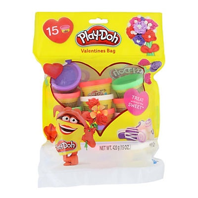 slide 1 of 1, Play-Doh Valentines Bag Modeling Compound, 15 ct