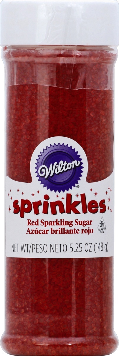 slide 2 of 2, Wilton Sprinkles Red Sparkling Sugar, 5.25 oz
