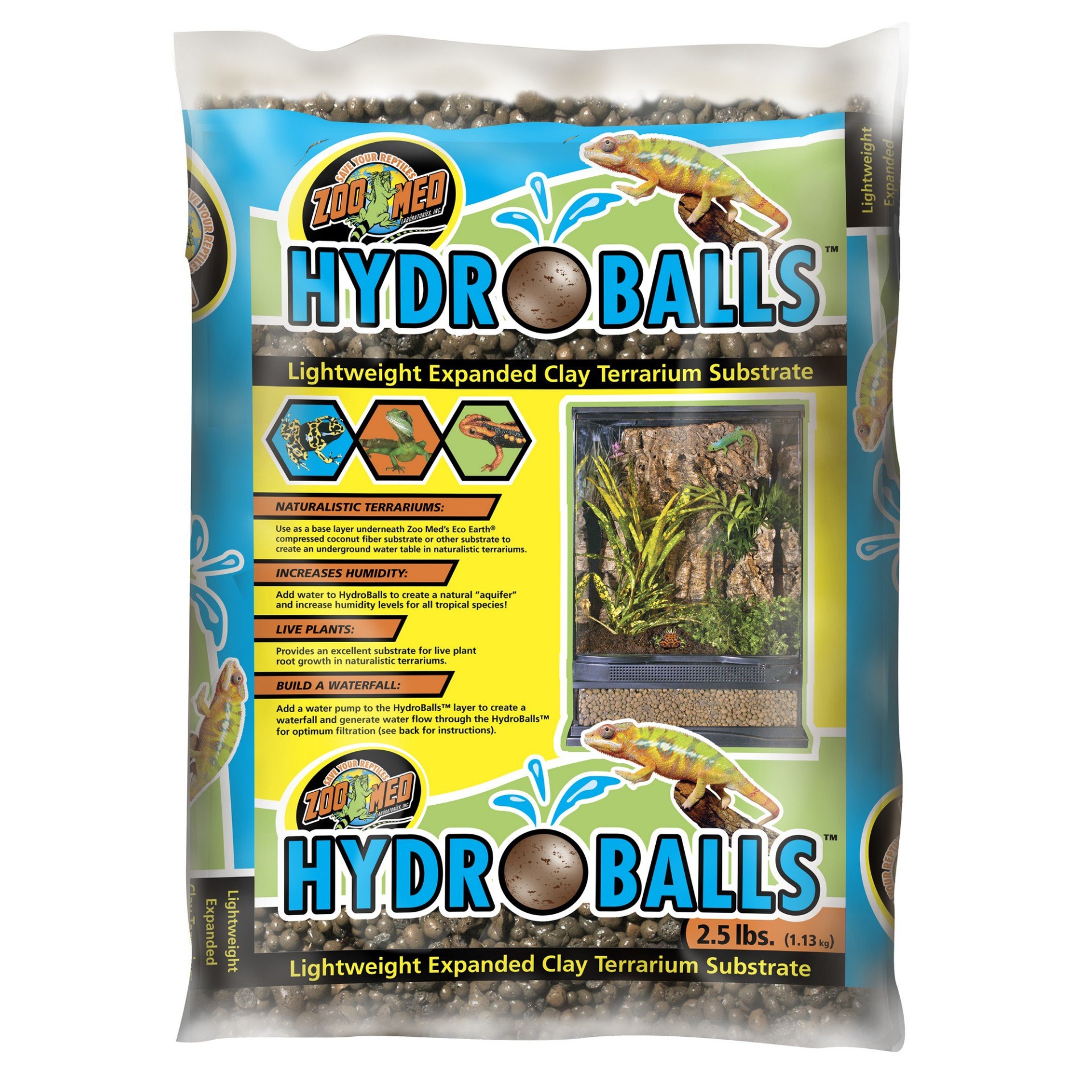 slide 1 of 1, Zoo Med Hydroballs, 2.5 lb