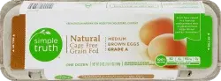 Simple Truth Natural Cage Free Grade A Medium Brown Eggs