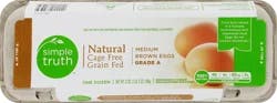 Simple Truth Natural Cage Free Grade A Medium Brown Eggs