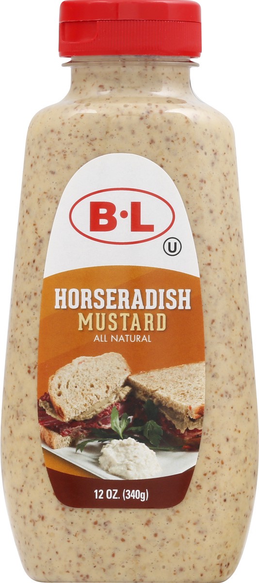 slide 1 of 9, BL Mustard 12 oz, 12 oz