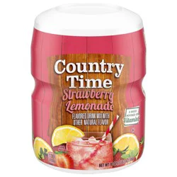 Country Time Strawberry Lemonade Flavored Drink Mix 18 oz