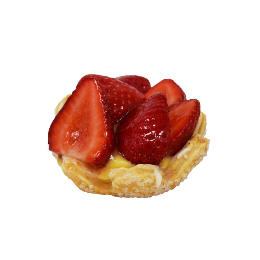 slide 1 of 1, H-E-B Bakery Strawberry Tart, 3 in