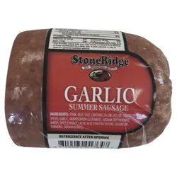 Stoneridge Garlic Summer Sausage 15 oz