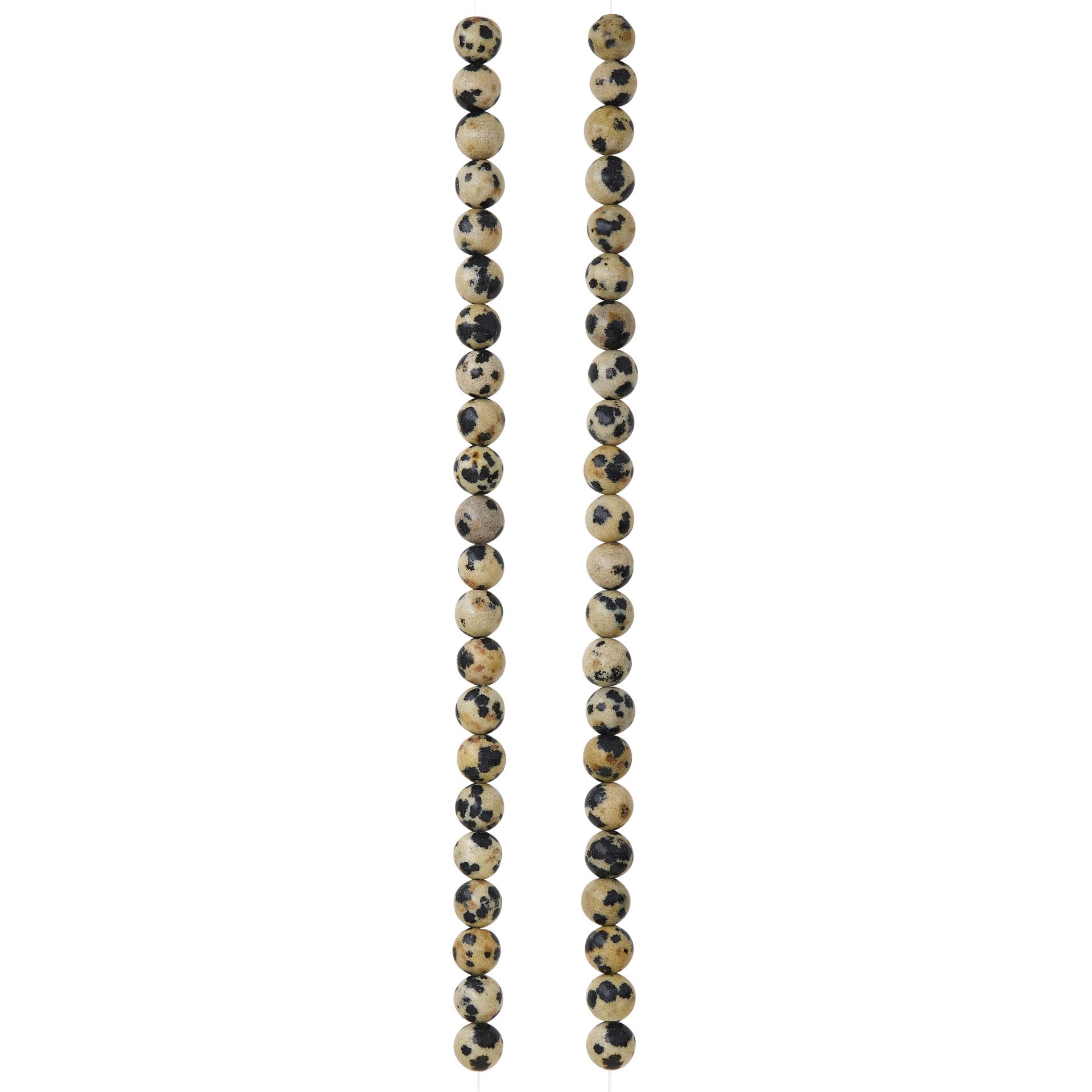 slide 3 of 3, Dalmatian Jasper Round Beads, 6mm By Bead Landing, 6 mm