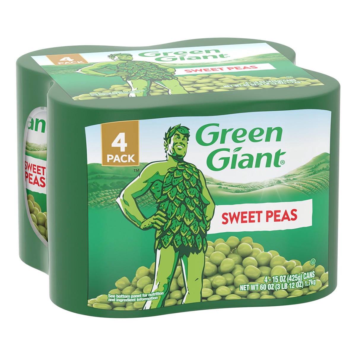 slide 4 of 9, Green Giant Sweet Peas, 4 ct