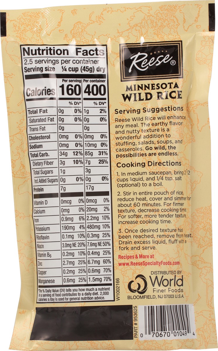 slide 3 of 13, Reese Minnesota Subtle Nutty Flavor Wild Rice 4 oz, 4 oz