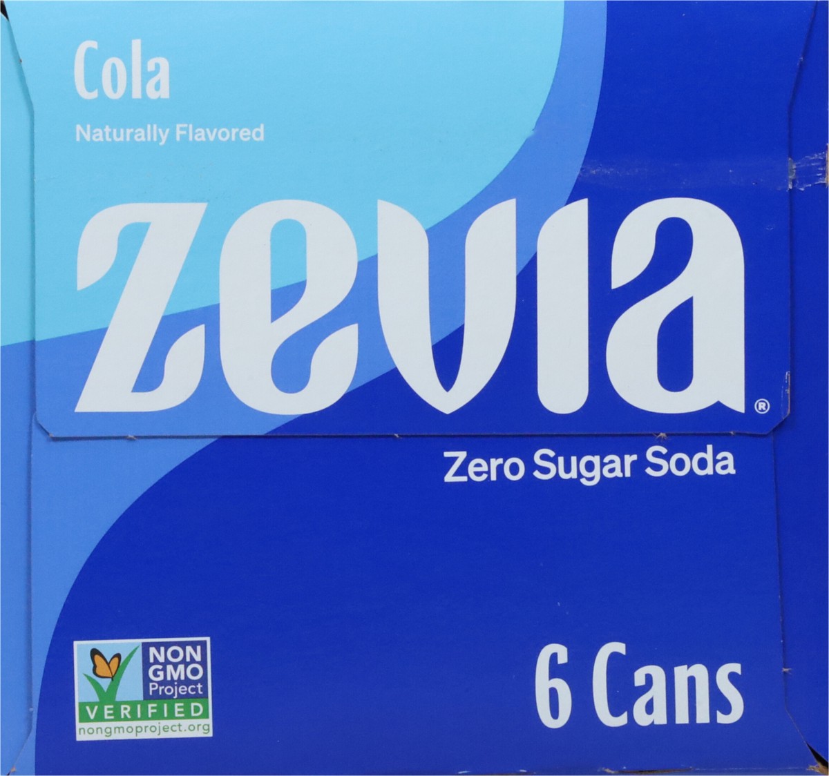 slide 2 of 9, Zevia Zero Sugar Cola Soda 6 - 12 fl oz Cans, 6 ct