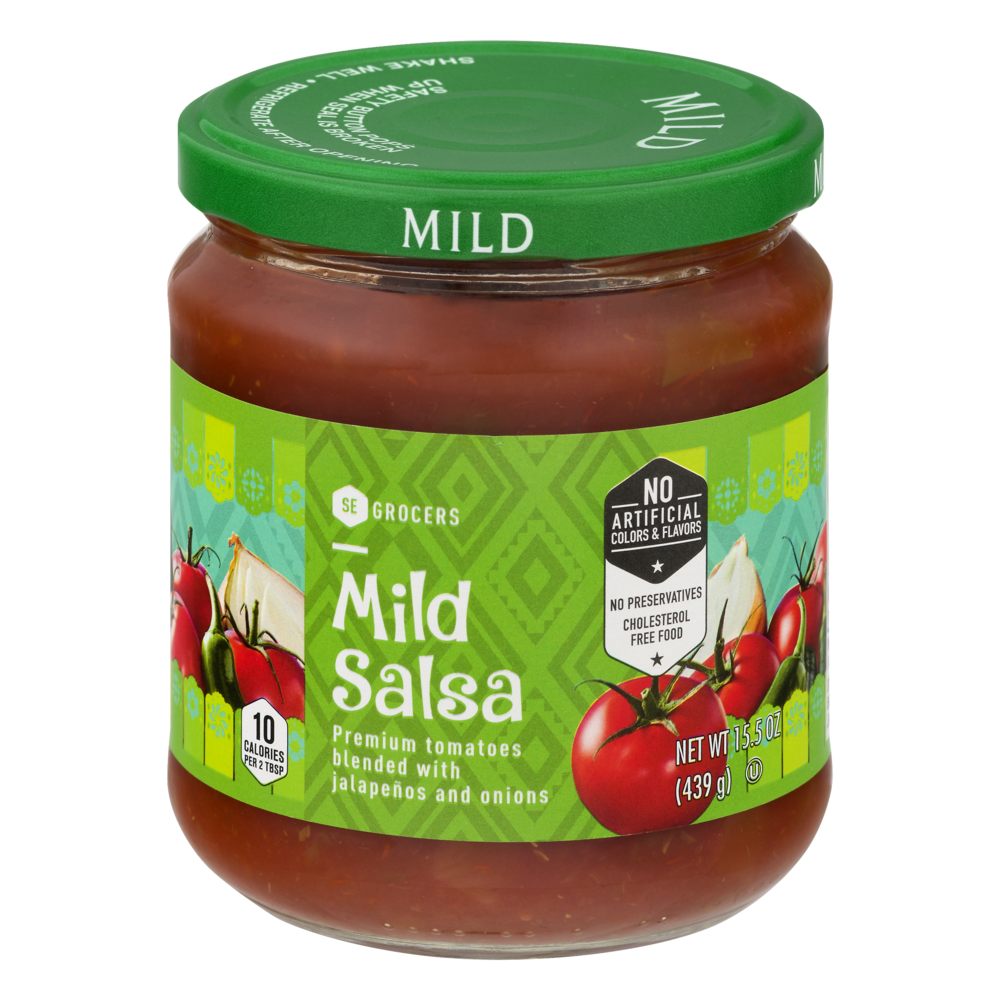 slide 1 of 1, SE Grocers Salsa Mild, 15.5 oz