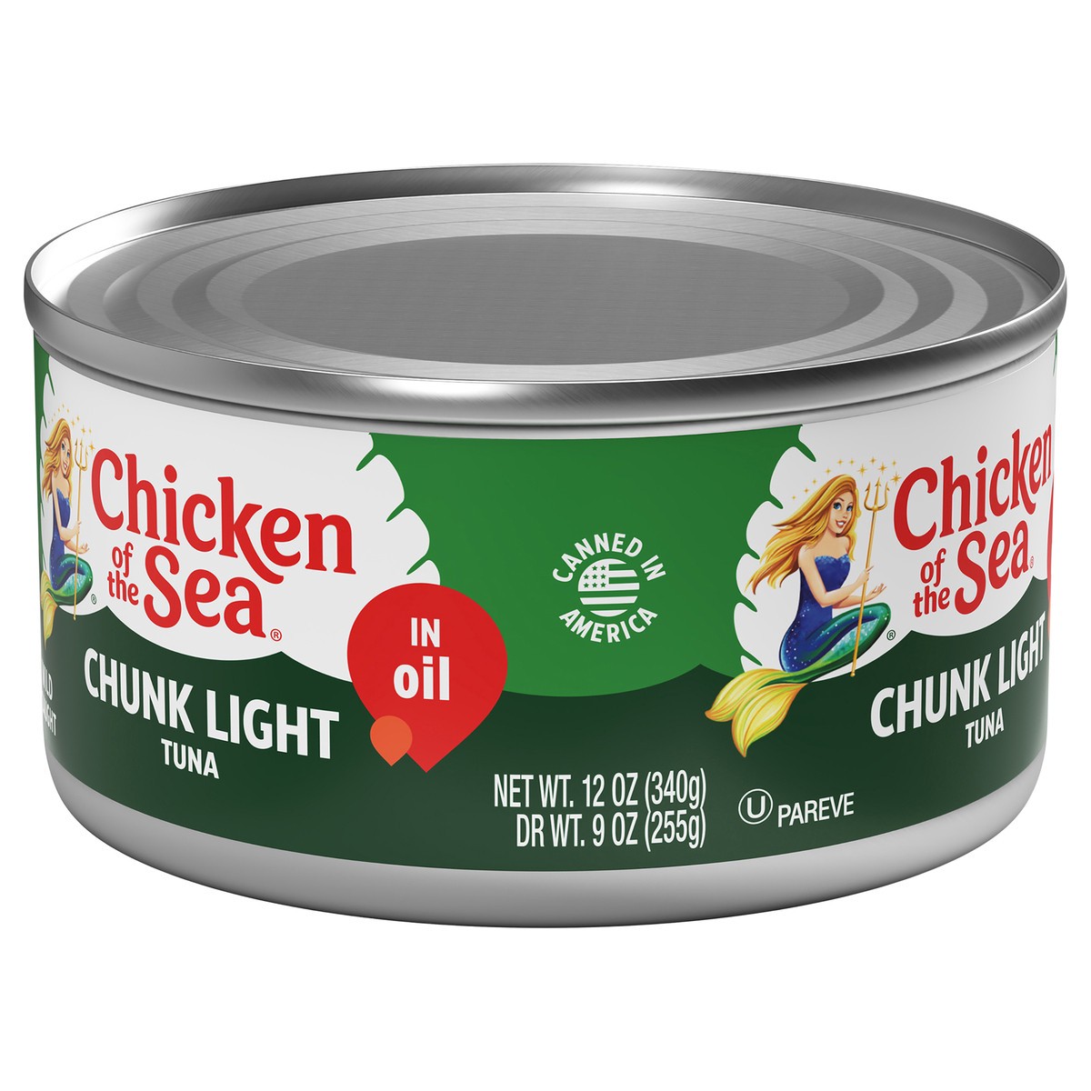 slide 5 of 5, Chicken of the Sea Chunk Light None Tuna in Oil 12 oz, 12 oz