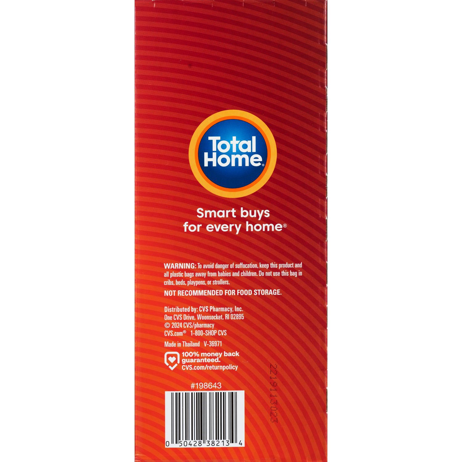 slide 4 of 6, Total Home Drawstring Tall Kitchen Trash Bags, Odor Control, 45 Ct, 45 ct
