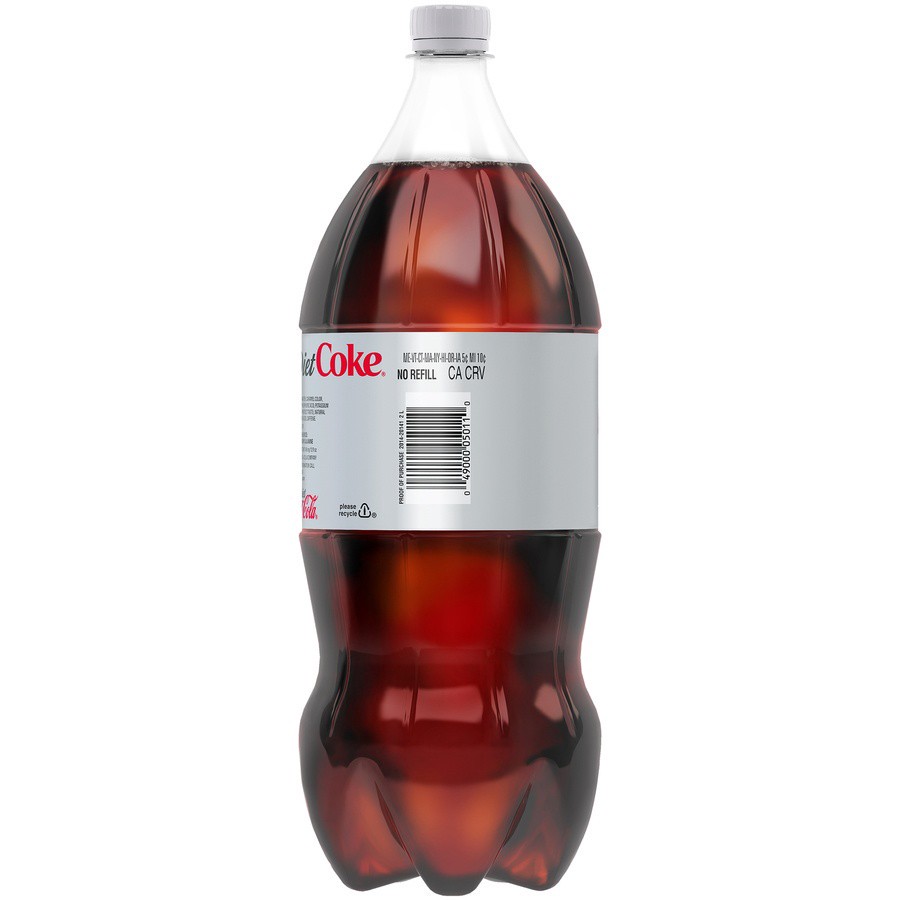 slide 4 of 5, Diet Coke Soda Pop Cola - 2 Liter, 67.6 fl oz