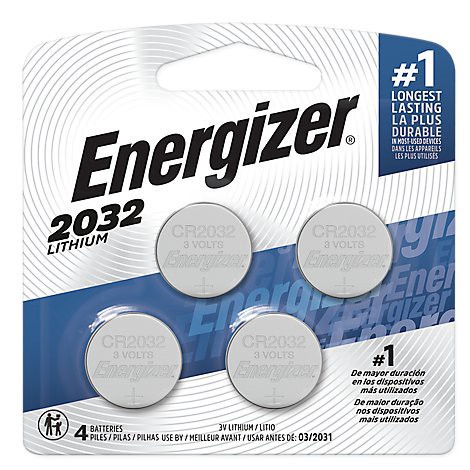 slide 1 of 1, Energizer 2032 3v Lithium Coin Batteries - 4 Count, 4 ct