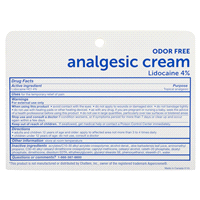 slide 3 of 5, Meijer Analgesic Cream with Lidocaine, 4.7 oz