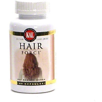 slide 1 of 1, Kal Hair Force 60Tab, 60 ct