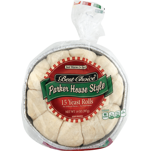 slide 1 of 1, Best Choice Parker House Yeast Rolls, 14 oz