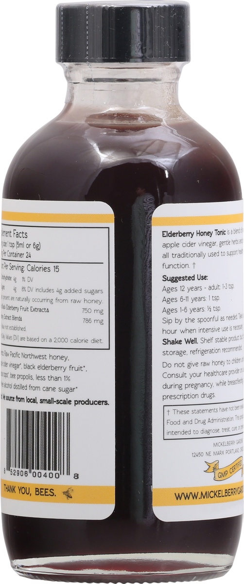 slide 9 of 10, Mickelberry Gardens Elderberry Honey Tonic, 4 fl oz