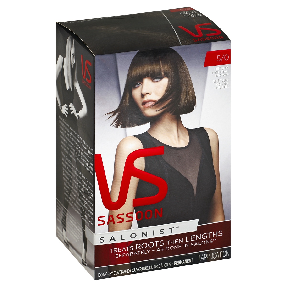 slide 1 of 1, Vidal Sassoon Permanent Haircolor, 1 ct