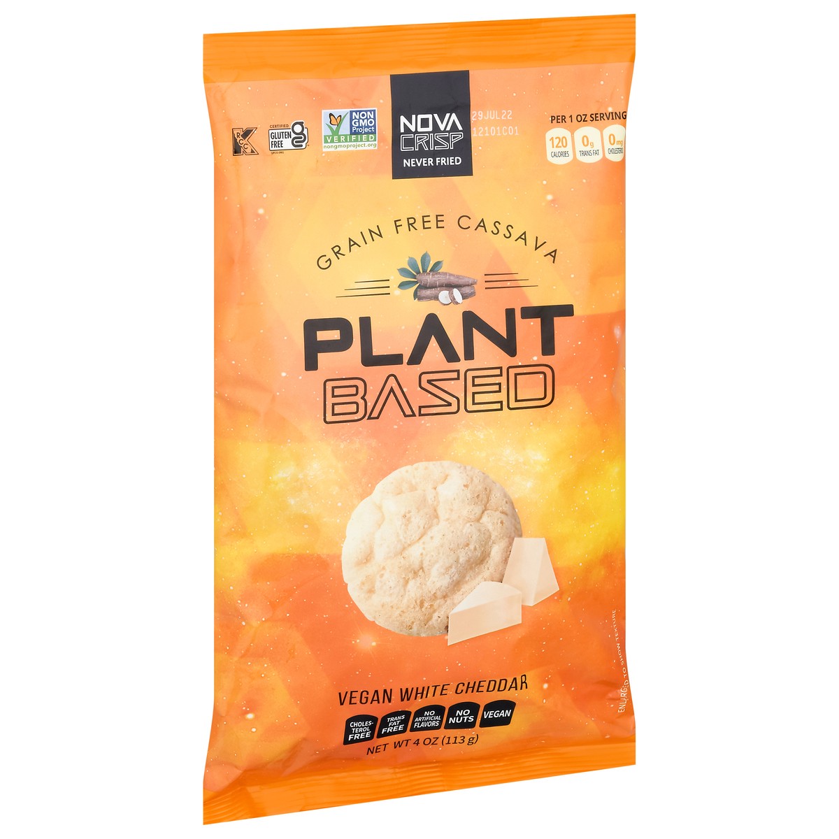slide 11 of 13, Novacrisp Cassava Air Puffed Chips, 4 oz