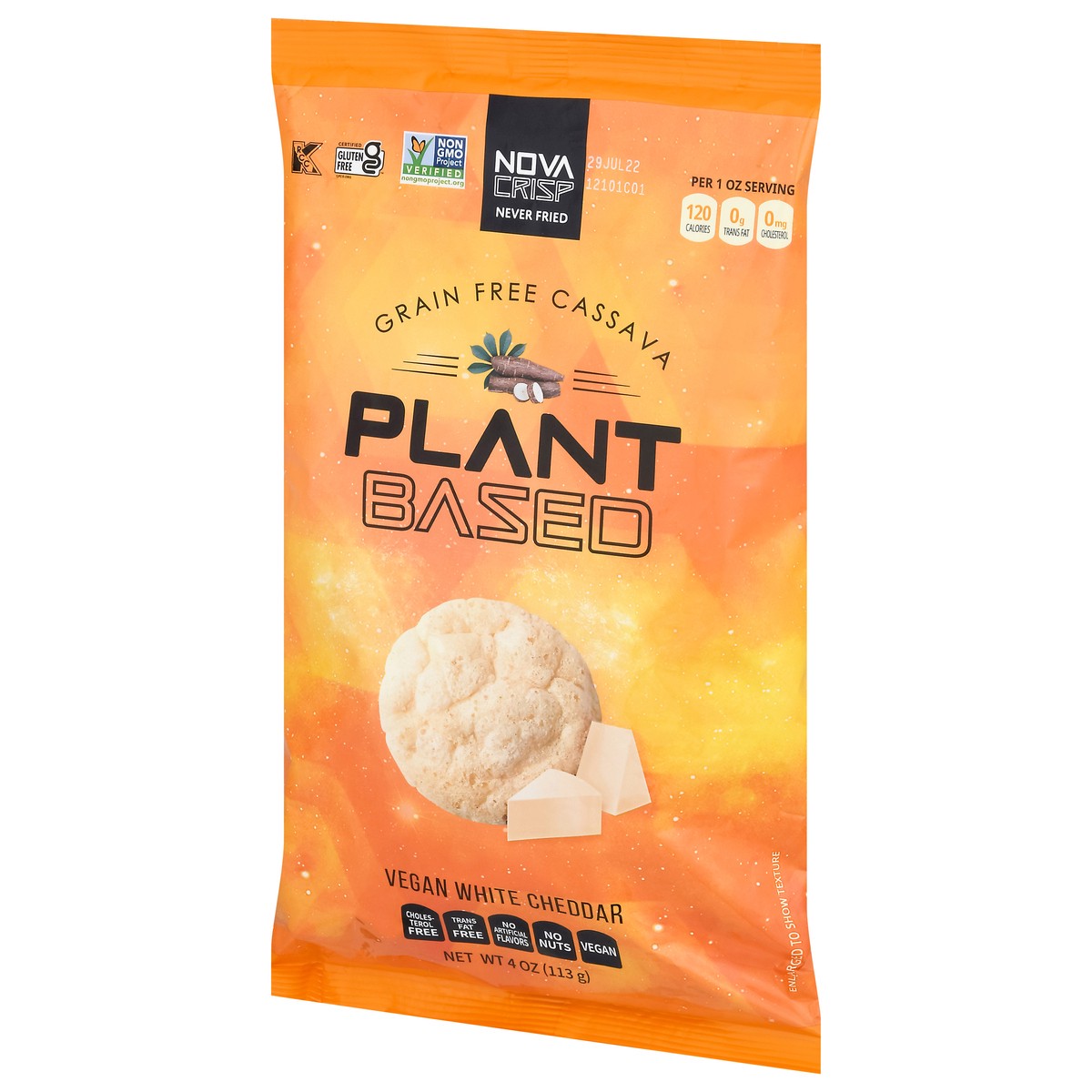 slide 2 of 13, Novacrisp Cassava Air Puffed Chips, 4 oz