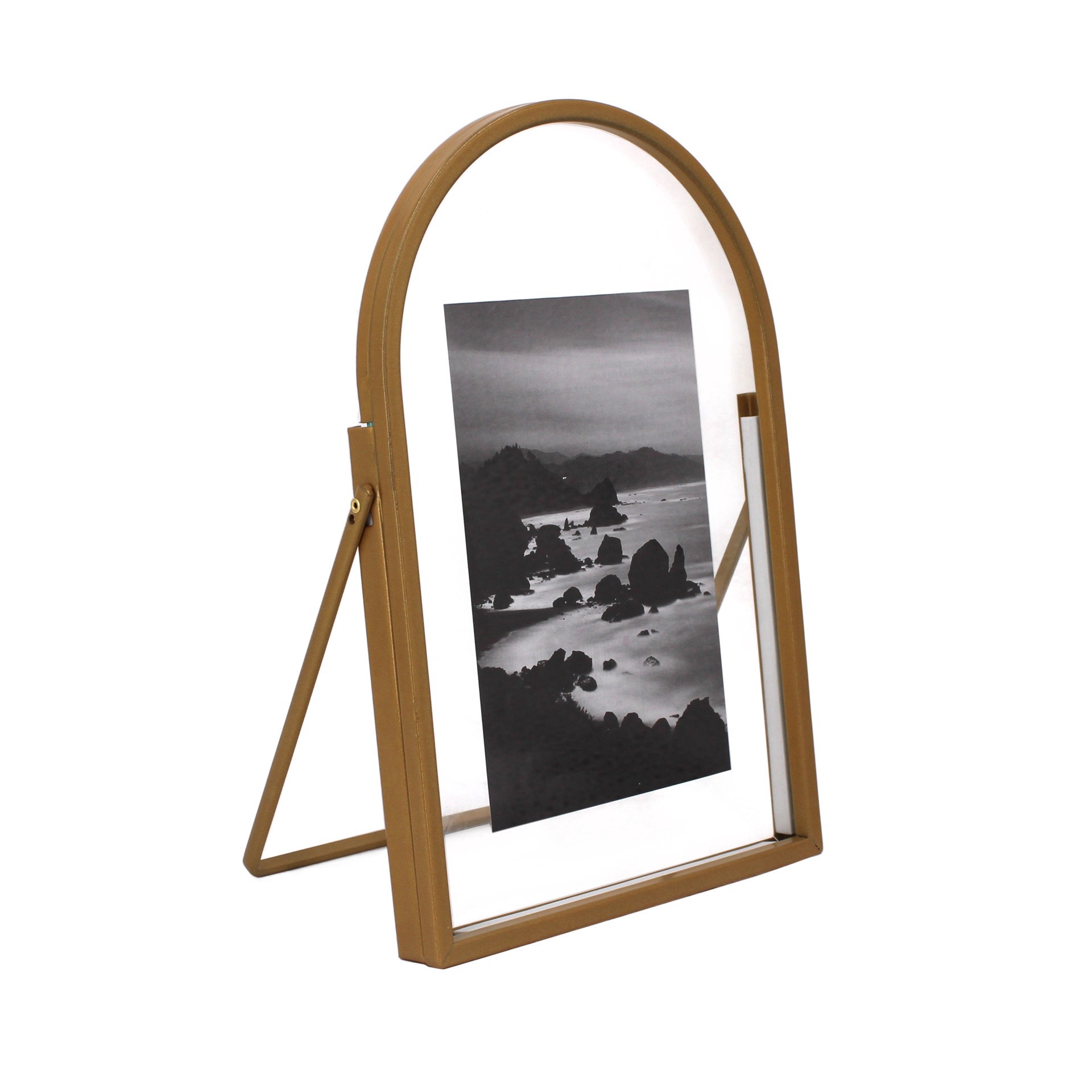 slide 2 of 3, 6" X 9" Arch Float Tabletop Frame By Studio Decor Treasured Finds, 6 in x 9 in