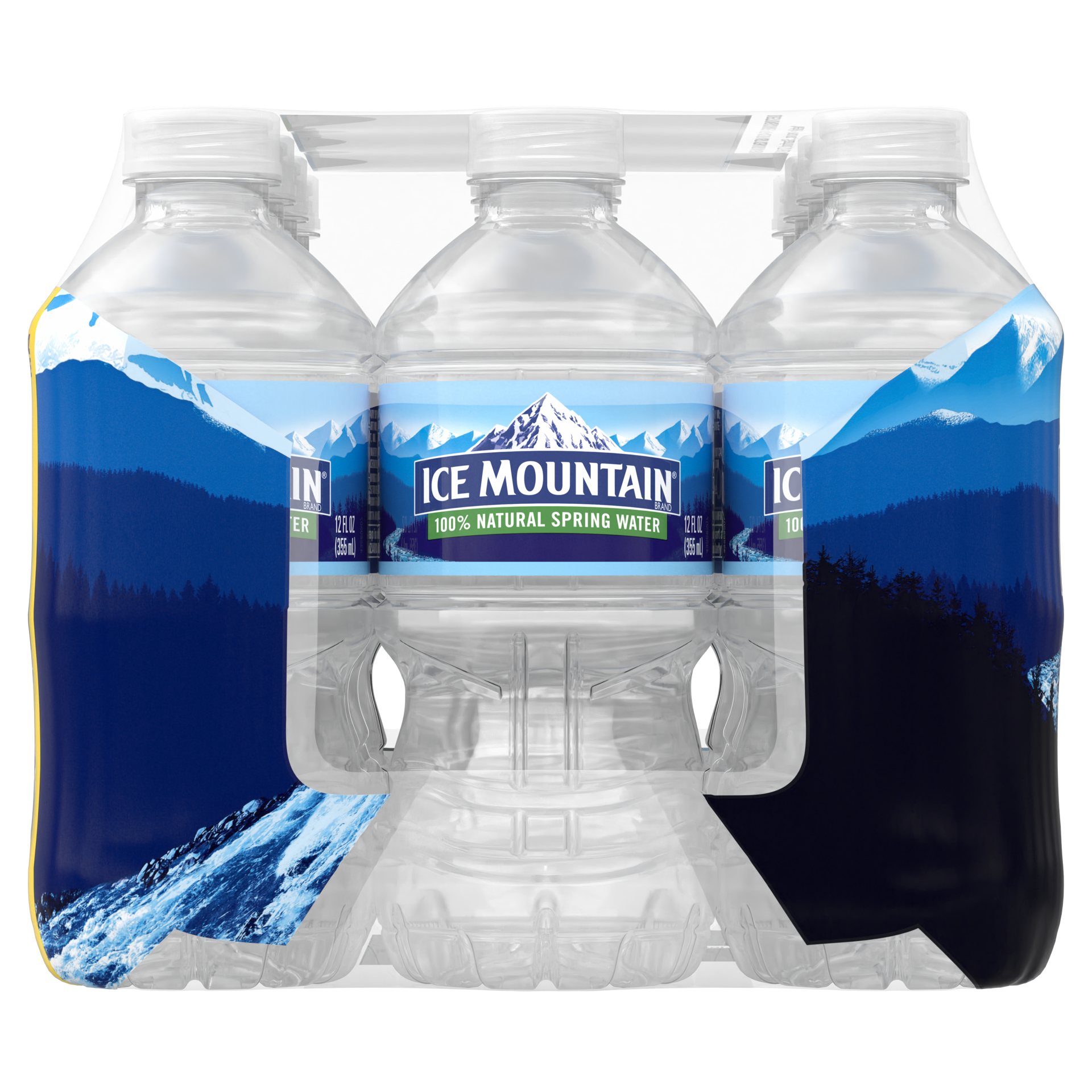 slide 5 of 5, ICE MOUNTAIN Brand 100% Natural Spring Water, (Pack of 12) - 12 oz, 12 oz