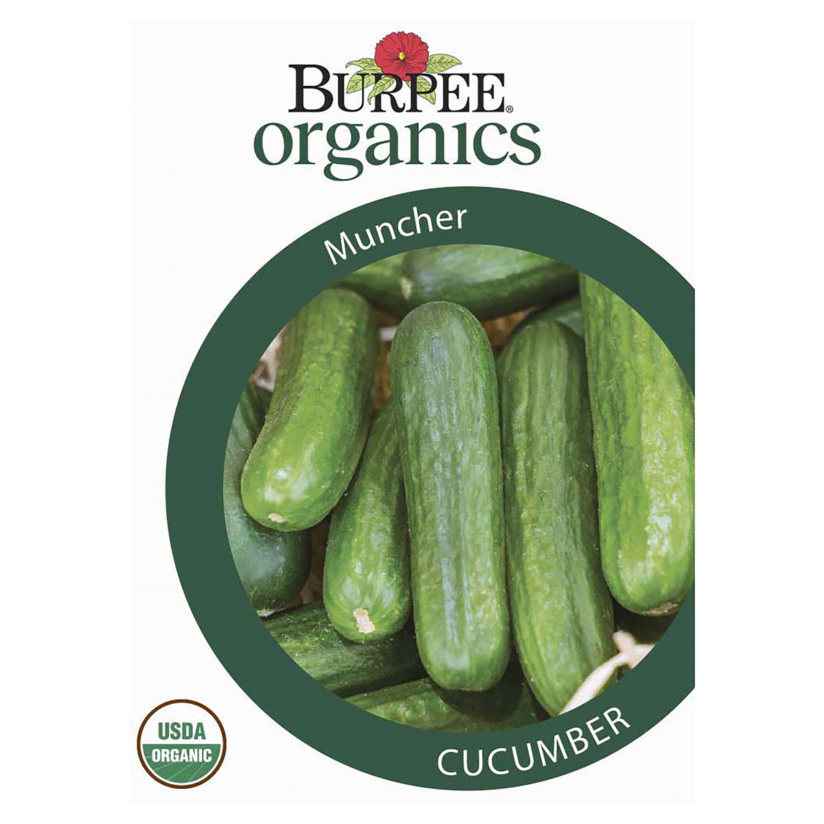 slide 1 of 5, Burpee Organic Cucumber Muncher Seeds, 1 ct