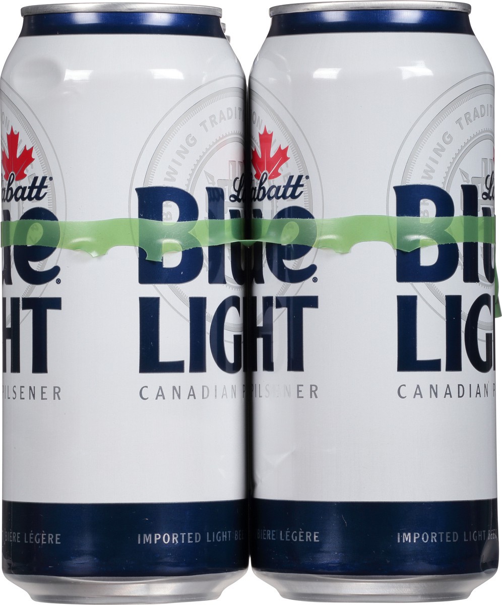 slide 9 of 11, Labatt Blue Light Canadian Pilsner Beer 6 - 16 fl oz Cans, 6 ct; 16 oz