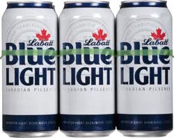 Labatt Blue Light Canadian Pilsner Beer 6 - 16 fl oz Cans
