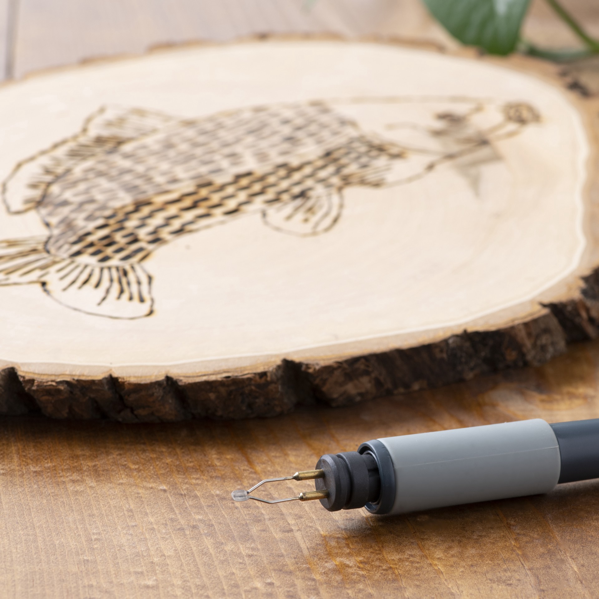 slide 2 of 6, Walnut Hollow Wood Burning Spoon Shading Point, 5.55 in x 2.20 in x 0.7 in