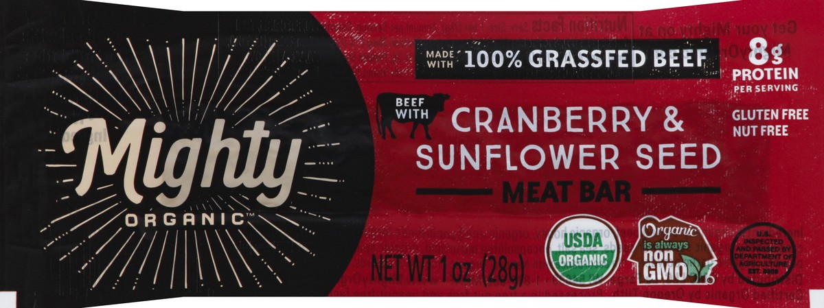 slide 5 of 6, Organic Prairie Cranberry Sun Mighty Bar, 1 oz