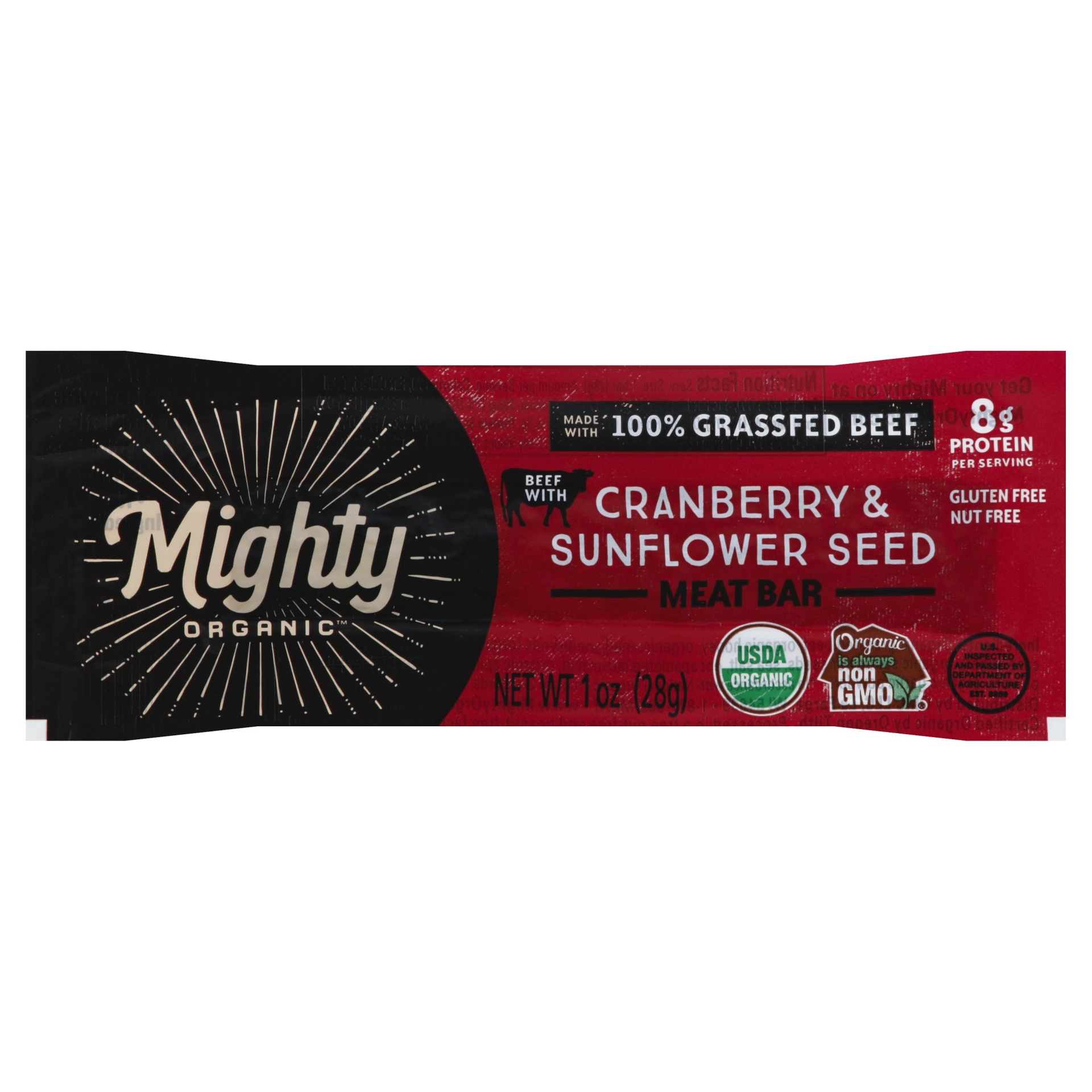 slide 1 of 6, Organic Prairie Cranberry Sun Mighty Bar, 1 oz