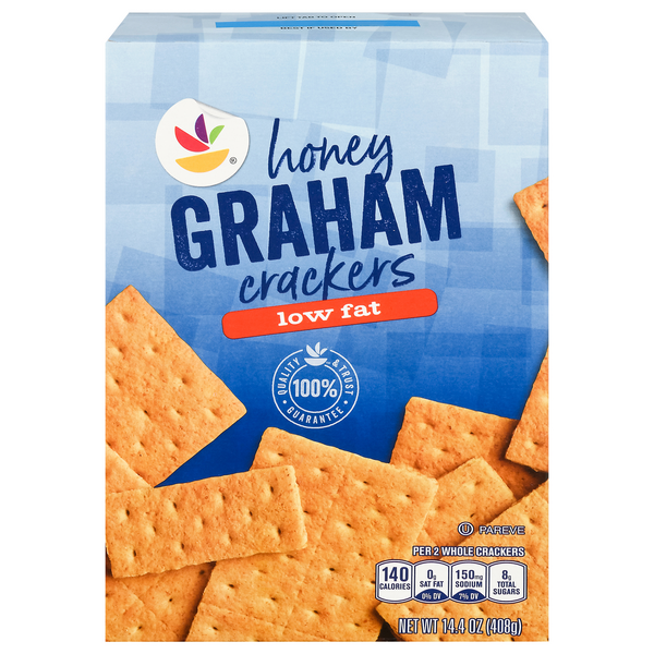 slide 1 of 1, Giant Low Fat Honey Graham Crackers, 14.4 oz