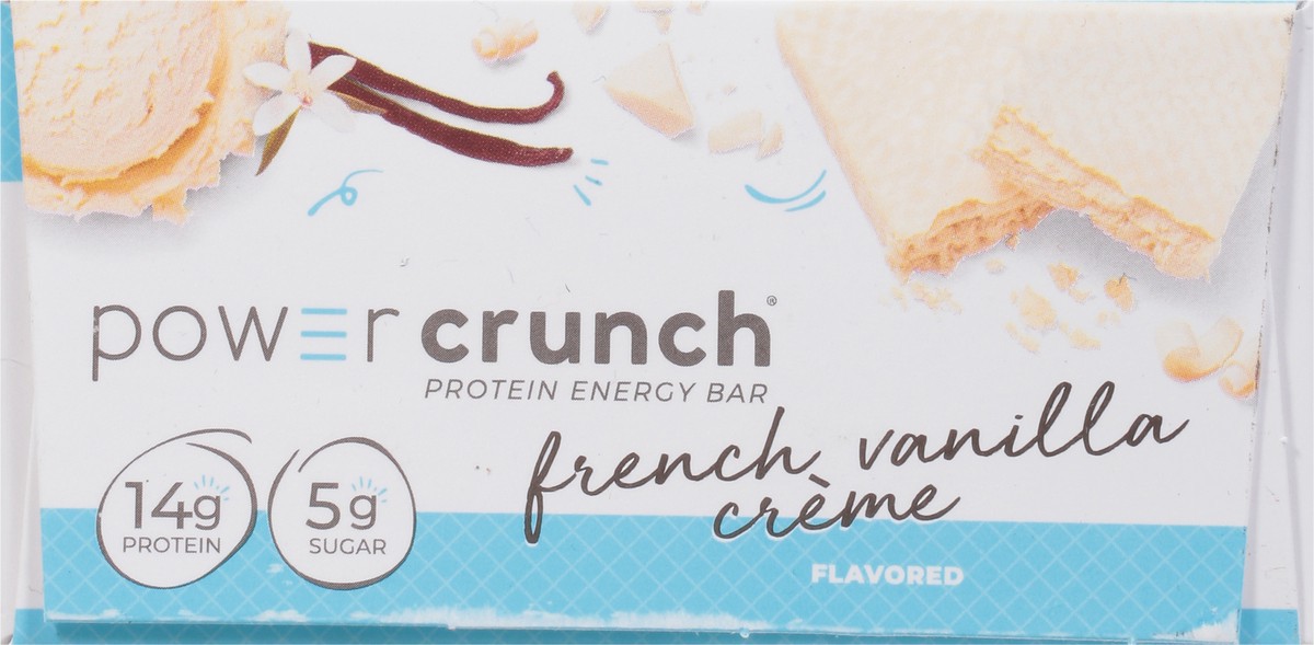 slide 4 of 9, Power Crunch French Vanilla Creme Flavored Protein Energy Bar 5 - 1.4 oz Bars, 5 ct