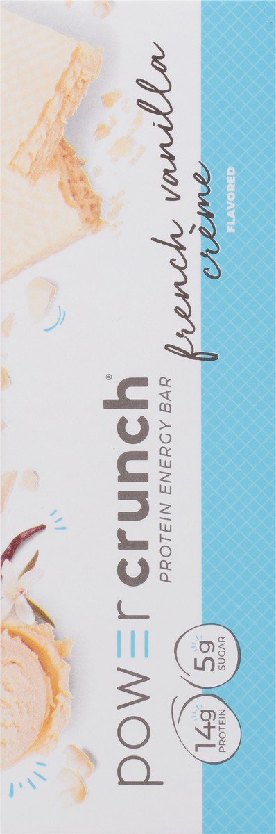 slide 7 of 9, Power Crunch French Vanilla Creme Flavored Protein Energy Bar 5 - 1.4 oz Bars, 5 ct