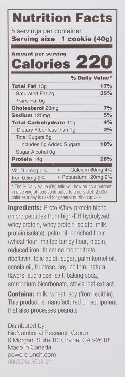 slide 8 of 9, Power Crunch French Vanilla Creme Flavored Protein Energy Bar 5 - 1.4 oz Bars, 5 ct