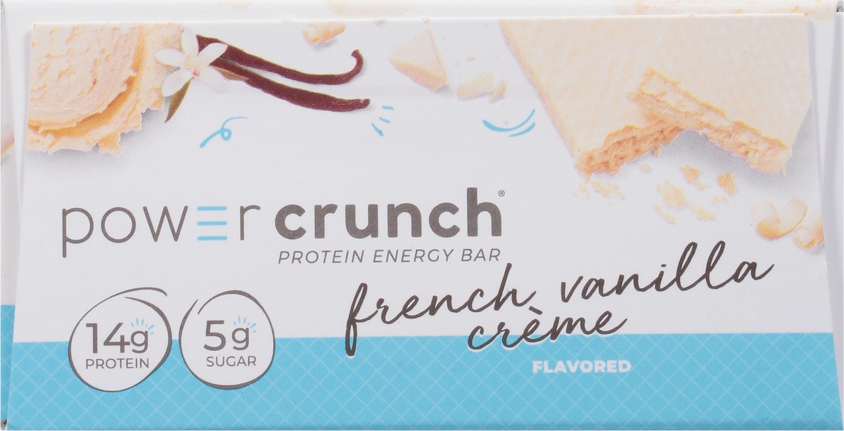 slide 9 of 9, Power Crunch French Vanilla Creme Flavored Protein Energy Bar 5 - 1.4 oz Bars, 5 ct