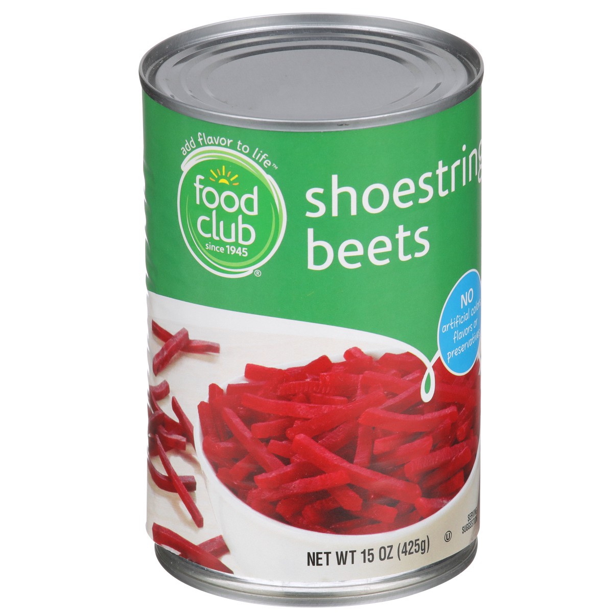 slide 2 of 9, Food Club Shoestring Beets, 15 oz