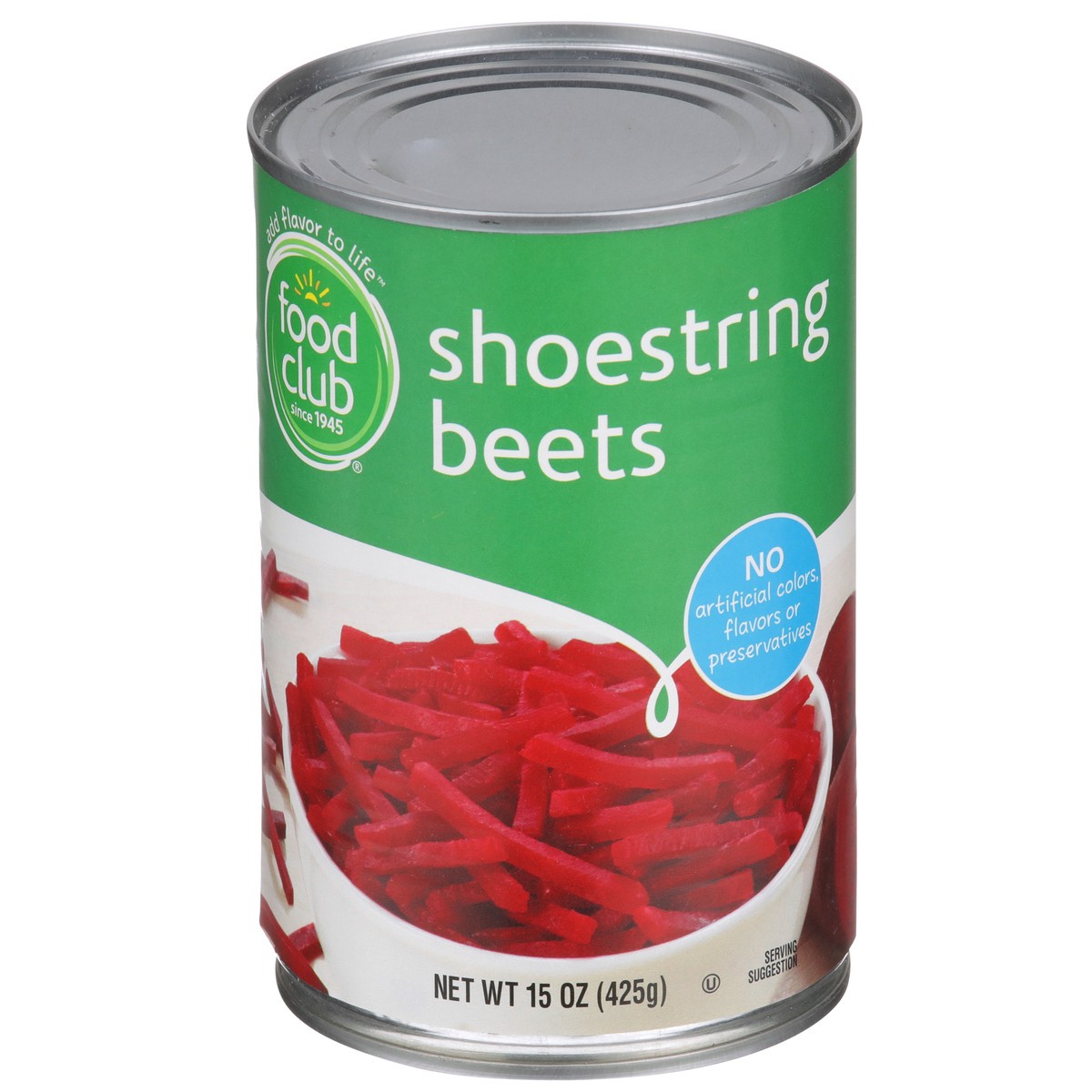 slide 1 of 9, Food Club Shoestring Beets, 15 oz