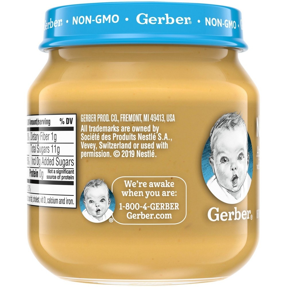 slide 7 of 8, Gerber 2nd Foods Baby Food Apple With Vitamin C, 4 oz