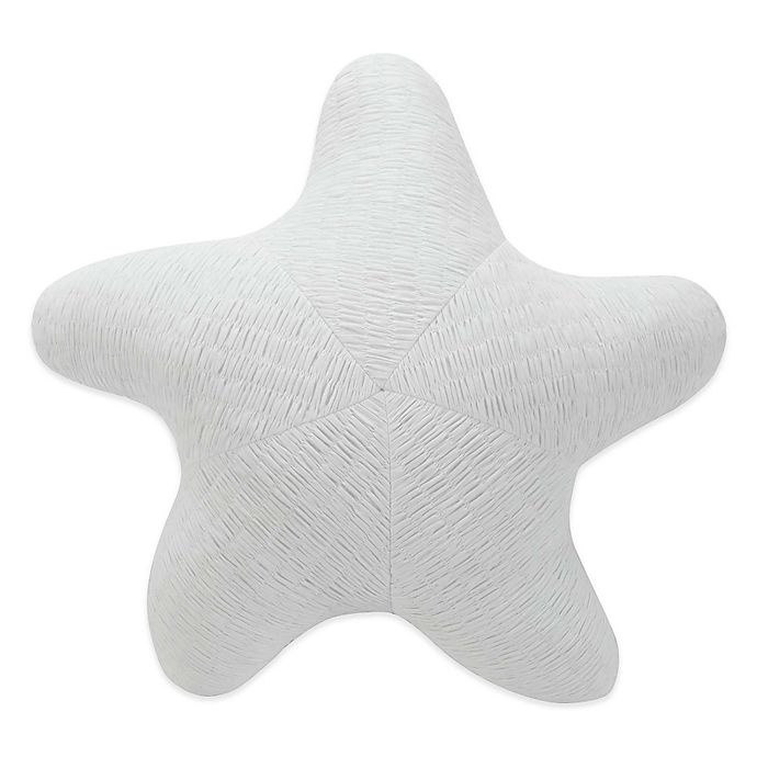 slide 1 of 1, Williamsburg Barnegat Starfish Throw Pillow - White, 1 ct