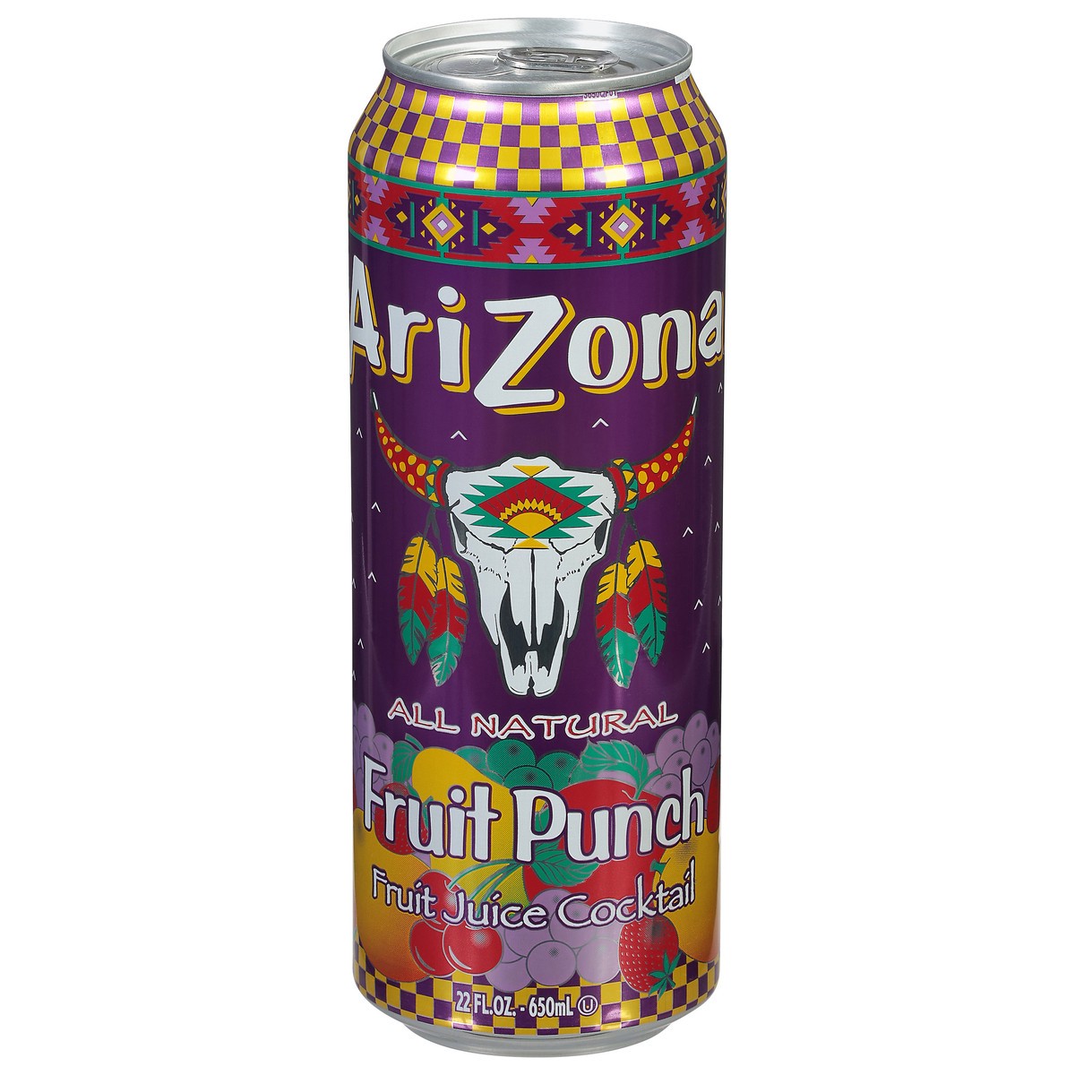 slide 4 of 14, AriZona Fruit Punch Fruit Juice Cocktail - 22 fl oz, 22 fl oz