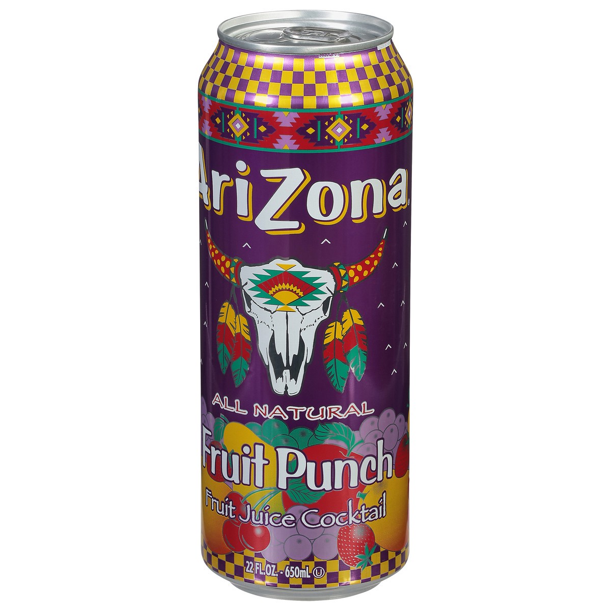 slide 6 of 14, AriZona Fruit Punch Fruit Juice Cocktail - 22 fl oz, 22 fl oz