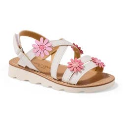 Falls Creek Kids Fc Kids Tod Girls Sndl Daisy, White, 6