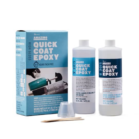 slide 1 of 3, Alumilite 32 oz High Gloss Amazing Quick Coat Epoxy, 32 oz
