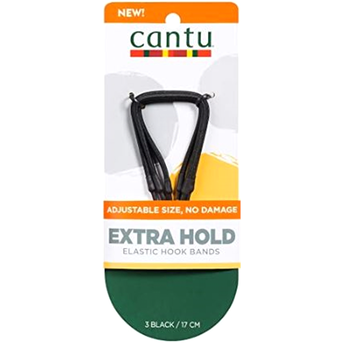 slide 1 of 1, Cantu Extra Hold Elastic Hook Bands, 3 ct