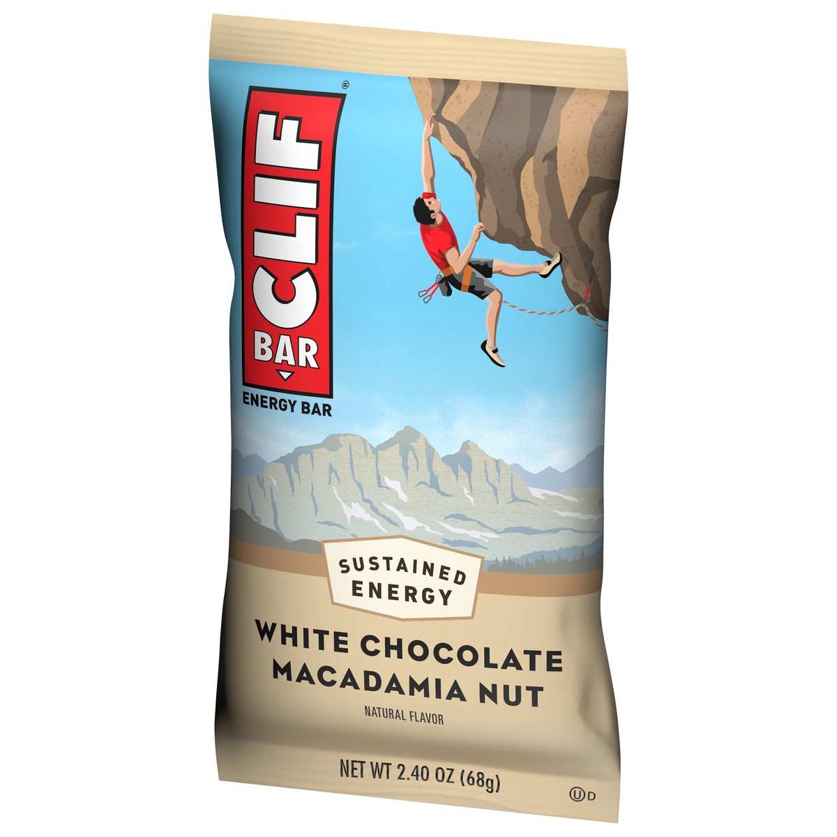 slide 6 of 9, CLIF BAR - Energy Protein Bars - White Chocolate Macadamia Nut - Made with Organic Oats - Energy Bars - Non-GMO - (1 Count), 2.4 oz